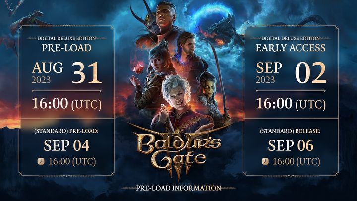 Early Access and Preload to Ease Pain of Waiting for Baldurs Gate 3 on PS5 - Schedule - picture #1